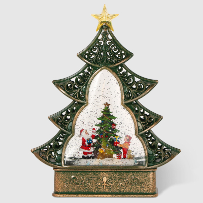 Изображение товара Елка декоративная Victory Technology LED RGB 23х8х29 см (бронзовый)