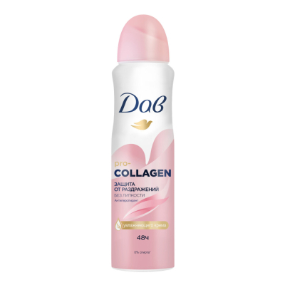 Изображение товара Антиперспирант аэрозоль Дав Pro-Collagen 150 мл Изображение товара Антиперспирант аэрозоль Дав Pro-Collagen 150 мл