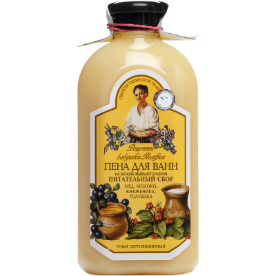 Изображение товара Пена для ванн Рецепты Бабушки Агафьи Питательный сбор 500 мл