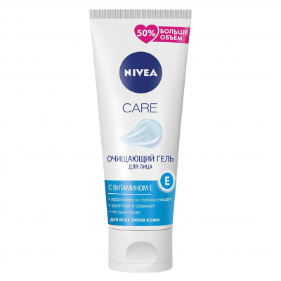 Изображение товара Гель для умывания Nivea Care с витамином Е 225 мл Изображение товара Гель для умывания Nivea Care с витамином Е 225 мл