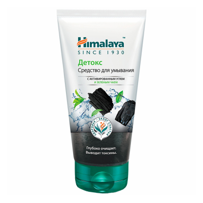 Изображение товара Средство для умывания Himalaya с углем и зеленым чаем 150 мл