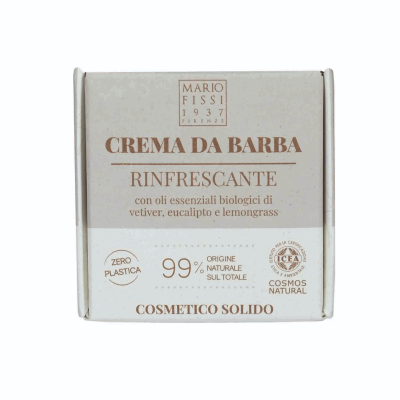 Изображение товара Твердое крем-мыло для бритья Mario Fissi 1937 Solid cosmetics Rinfrescante 50 г Изображение товара Твердое крем-мыло для бритья Mario Fissi 1937 Solid cosmetics Rinfrescante 50 г