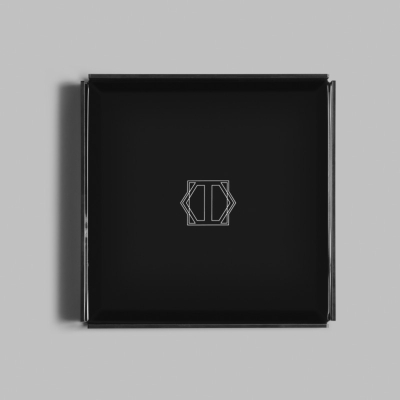 Изображение товара Поднос Togas Норантис черный квадратный 31,5х31,5,1 см