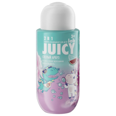 Изображение товара Детский шампунь-кондиционер Splat Juicy Lab арбуз 250 мл для ухода за волосами