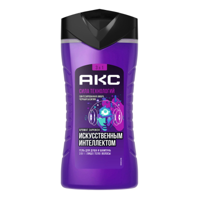 Изображение товара Гель для душа и шампунь АКС Сила технологий 250 мл