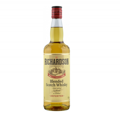 Изображение товара Виски купажированный "Richardson" Blended Scotch Whisky, 0.7 л Изображение товара Виски купажированный "Richardson" Blended Scotch Whisky, 0.7 л