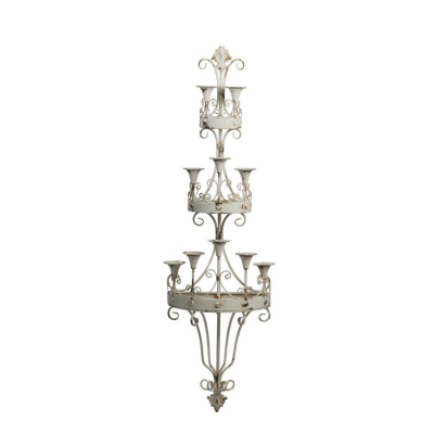 Изображение товара Настенный подсвечник Glasar в винтажном стиле 40х20х145 см