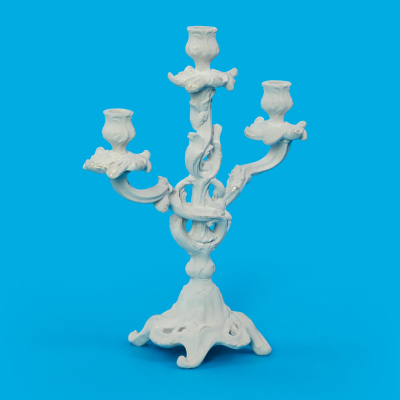 Изображение товара Канделябр Kimberley мини 16.6х7.3х19.8 см белый