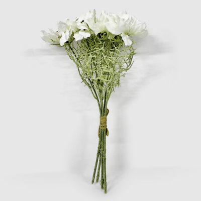Изображение товара Искусственные цветы Нигелла Конэко-О кремовые 30 см букет из 5 цветков