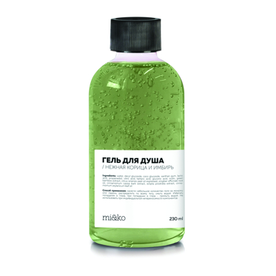 Изображение товара Гель для душа Mi&ko Нежная корица и имбирь 230 мл натуральный уход