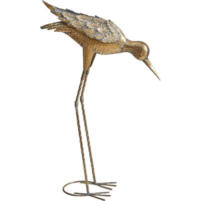 Изображение товара Декор напольный Glasar Цапля 45х20х74 см - уникальный элемент для интерьера