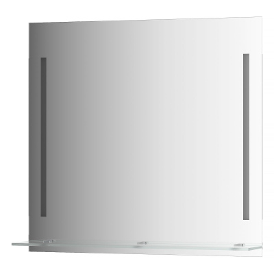 Изображение товара Зеркало Evoform с полочкой 80 см с 2-мя встроенными LED-светильниками 11 W 80x75 см 
