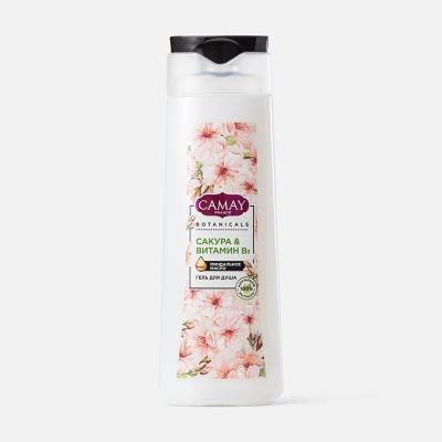 Изображение товара Гель для душа CAMAY Botanicals Сакура 400 мл натуральный уход для женщин