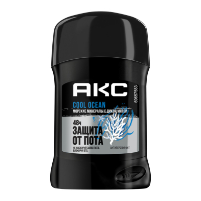 Изображение товара Антиперспирант-карандаш Axe Cool Ocean 50 мл для защиты от пота и запаха
