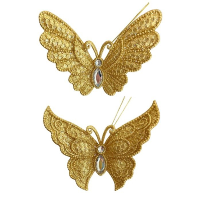 Изображение товара Игрушка ёлочная Kurt S. Adler бабочка 13 см