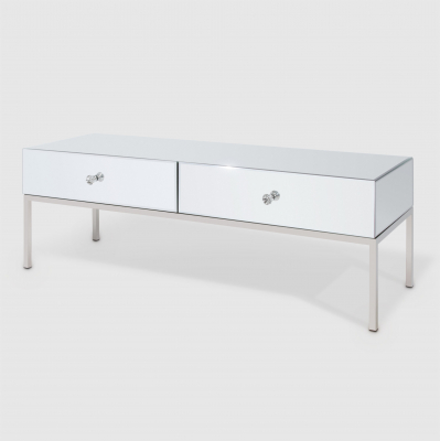 Изображение товара Тумба под ТВ Art Champ зеркальная современная 120х40х40 см стильная мебель