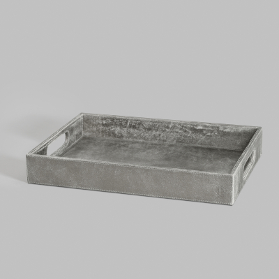 Изображение товара Поднос Togas Боррас серый прямоугольный 25х35х5 см для сервировки стола