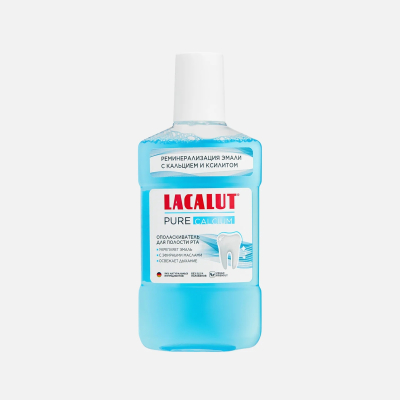 Изображение товара Ополаскиватель Lacalut Pure calcium Лимонно-эвкалиптовый 250 мл