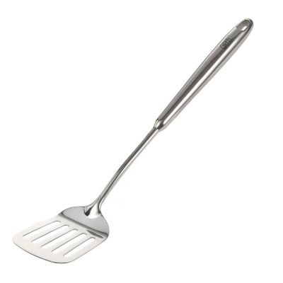 Изображение товара Лопатка с прорезями Gipfel Sharm 40 см нержавеющая сталь посуда кухонный инструмент