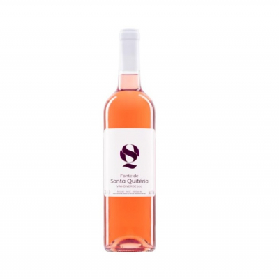 Изображение товара Вино розовое полусухое Vinho Verde Vercoope Fonte De Santa Quiteria Rosado 2022 0.75