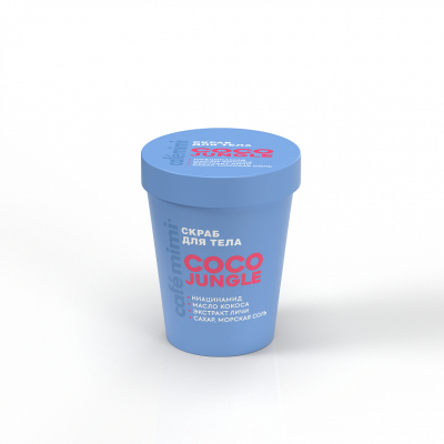 Изображение товара Скраб для тела Cafemimi coco jungle 250 г натуральное очищение и увлажнение