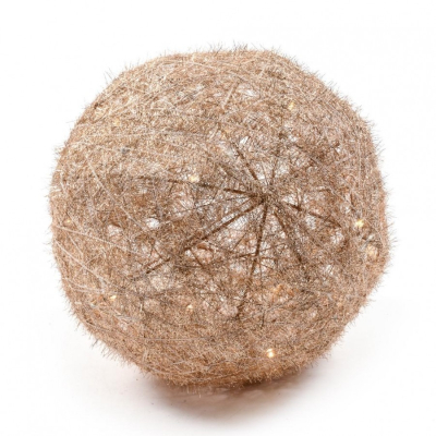 Изображение товара Шар Mercury NY декоративный золотой с LED подсветкой 25 см