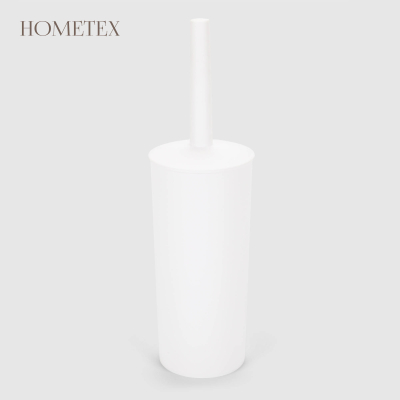 Изображение товара Держатель с ёршиком Hometex полипропилен белый для ванной
