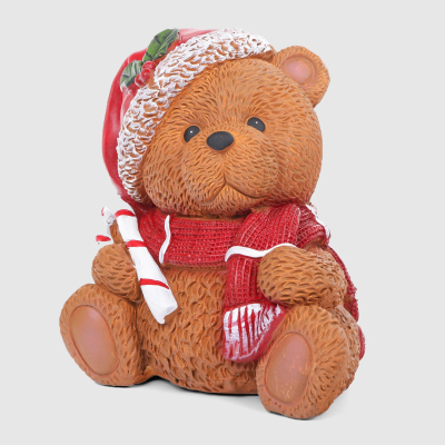 Изображение товара Декоративная фигура Mercury NY мишка с карамелькой 25х20,5х29 см