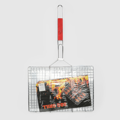 Изображение товара Решётка для гриля Yiwugarden 44х30х70 см из железа и дерева для мангала