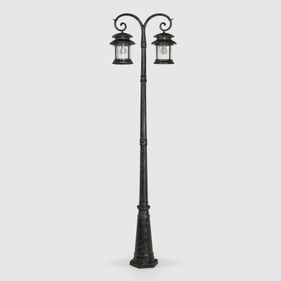 Изображение товара Садово-парковый грунтовый светильник Wentai DH-4389-2L-K, надежный уличный фонарь 200 Вт Изображение товара Садово-парковый грунтовый светильник Wentai DH-4389-2L-K, надежный уличный фонарь 200 Вт