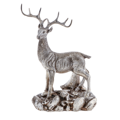 Изображение товара Фигура декоративная ТПК Полиформ Косуля на камне 34 см