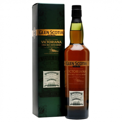 Изображение товара Виски Glen Scotia Victoriana 3 года 700 мл - односолодовый напиток с насыщенным вкусом и подарочной Изображение товара Виски Glen Scotia Victoriana 3 года 700 мл - односолодовый напиток с насыщенным вкусом и подарочной