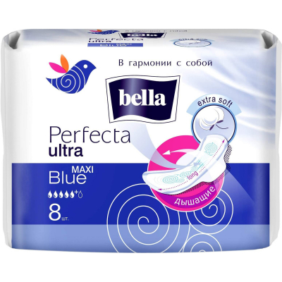 Изображение товара Прокладки Bella Perfecta Ultra Maxi Blue 8 шт