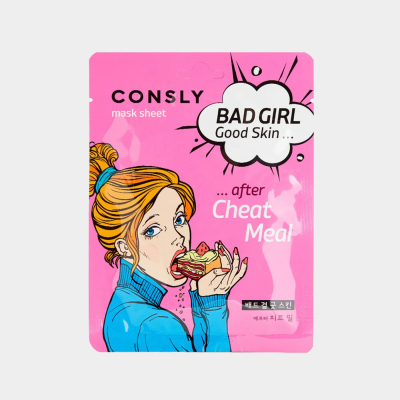 Изображение товара Маска тканевая для лица Consly Bad girl Good skin увлажнение питание 23 мл Изображение товара Маска тканевая для лица Consly Bad girl Good skin увлажнение питание 23 мл