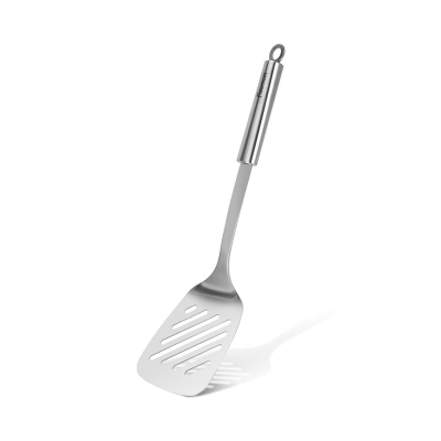 Изображение товара Лопатка с прорезями Fissman Zonda из нержавеющей стали 34 см