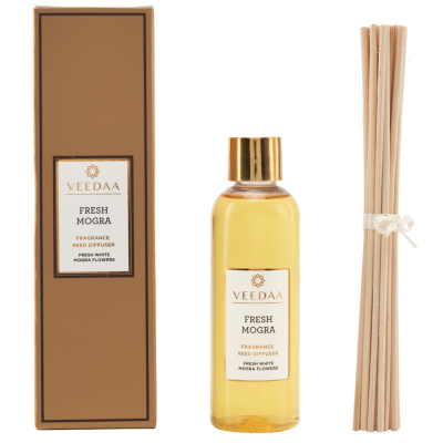 Изображение товара Аромадиффузор Veedaa Fresh mogra с палочками и сменным картриджем