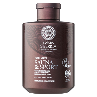 Изображение товара Шампунь-детокс Natura Siberica Sauna & Sport for Men 300 мл для всех типов волос Изображение товара Шампунь-детокс Natura Siberica Sauna & Sport for Men 300 мл для всех типов волос