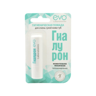 Изображение товара Гигиеническая помада EVO Гиалурон для сухой кожи губ 28 г