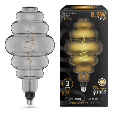 Изображение товара Декоративная филаментная лампа Gauss Honeycomb 8.5W Е27 1800K