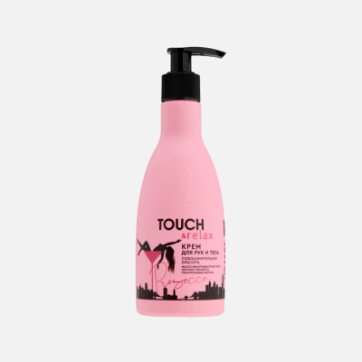 Изображение товара Крем для рук и тела Touch&Relax Соблазнительная красота 250 мл с увлажняющими и питательными компон