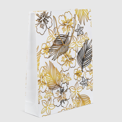 Изображение товара Подарочный пакет Due Esse Christmas Foglie 38x11x50 см в ассортименте