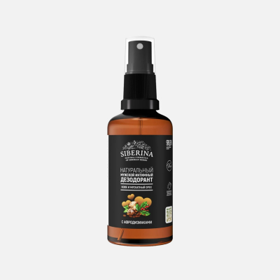 Изображение товара Дезодорант мужской интимный Сиберина Кофе и мускатный орех 50 мл