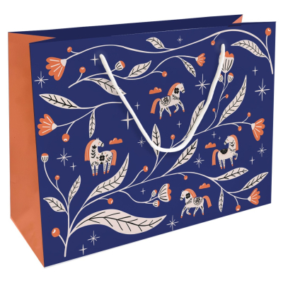 Изображение товара Подарочный пакет Be Smart Lucky синий 36х26 см яркий и прочный для подарков Изображение товара Подарочный пакет Be Smart Lucky синий 36х26 см яркий и прочный для подарков