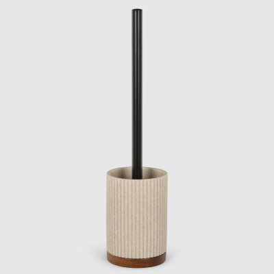 Изображение товара Держатель с ершиком Aspire sanitary из полирезина бежевый комплект для туалета