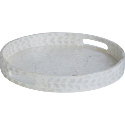 Изображение товара Декоративный поднос Glasar с раковинами устриц 35х35х5 см