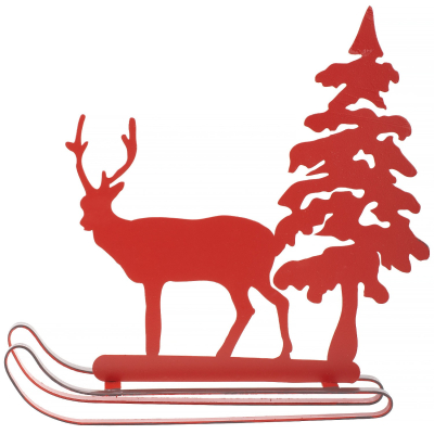 Изображение товара Декор настольный Glasar олень лесной 28х6х27 см