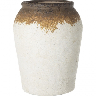 Изображение товара Ваза Glasar 20x20x25 см из керамики белая для интерьера