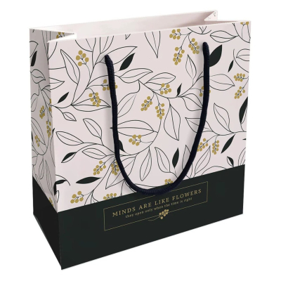 Изображение товара Подарочный бумажный пакет Be Smart 20х20 см. June розовый