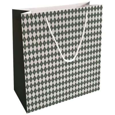 Изображение товара Пакет подарочный Be Smart Cage зелёный 20х20 см