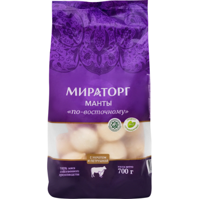 Изображение товара Манты Мираторг по-восточному, 700 г Изображение товара Манты Мираторг по-восточному, 700 г